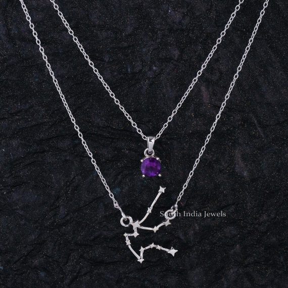 Beautiful Aquarius Layered Necklace (2)
