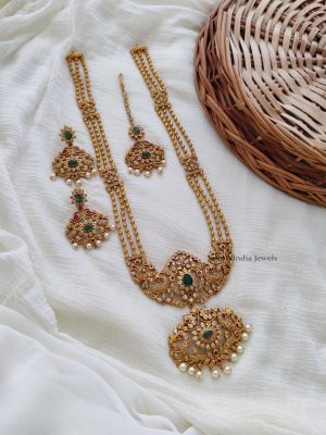 Beautiful-Bridal-Haram-With-Maang-Tikk