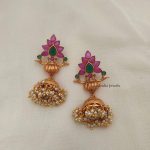 Beautiful-Flower-Design-Jhumkas