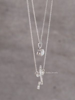 Beautiful Libra Layered Necklace (2)