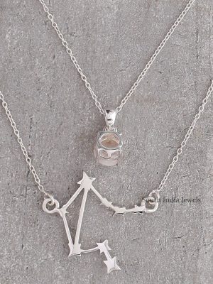 Beautiful Libra Layered Necklace (2)..