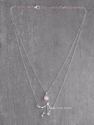 Beautiful Libra Layered Necklace