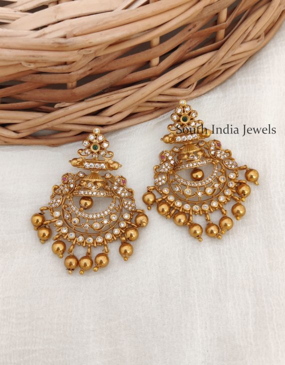 Artificial Gold Jewellery-Peacock Earrings Jewelry Collections