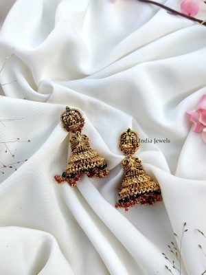 Beautiful Peacock Design Jhumkas (