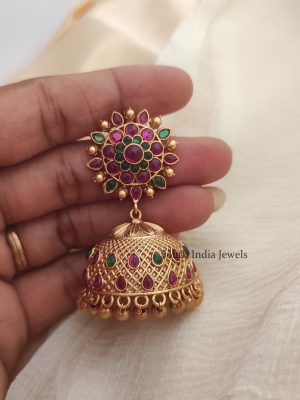 Bridal-Floral-Design-Jhumkas