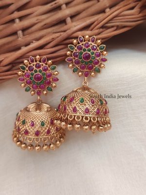 Bridal-Floral-Design-Jhumkas