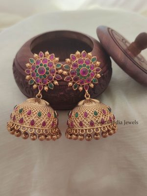 Bridal-Floral-Design-Jhumkas