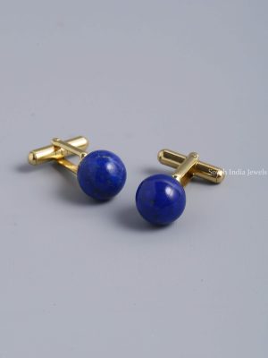 Casual Lapis Cufflinks For Him (4)