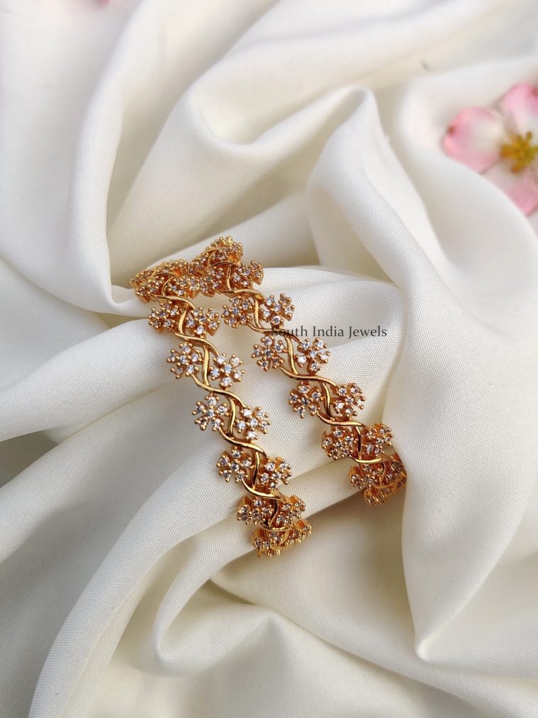 Classic Floral Design Bangles