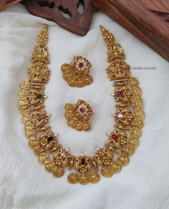 Classic-Navarathna-Lakshmi-Coin-Necklace