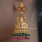 Designer Peacock Design Jhumkas