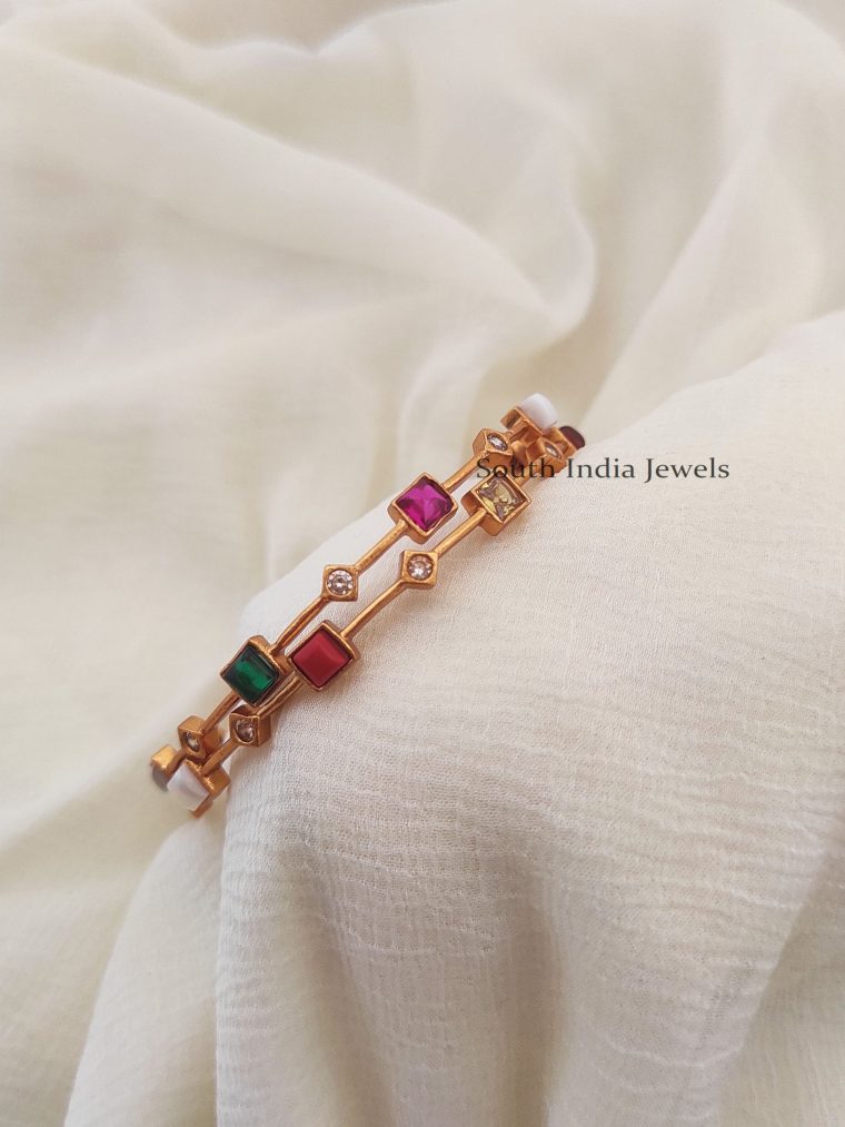 Elegant Navarathna Stone Bangles