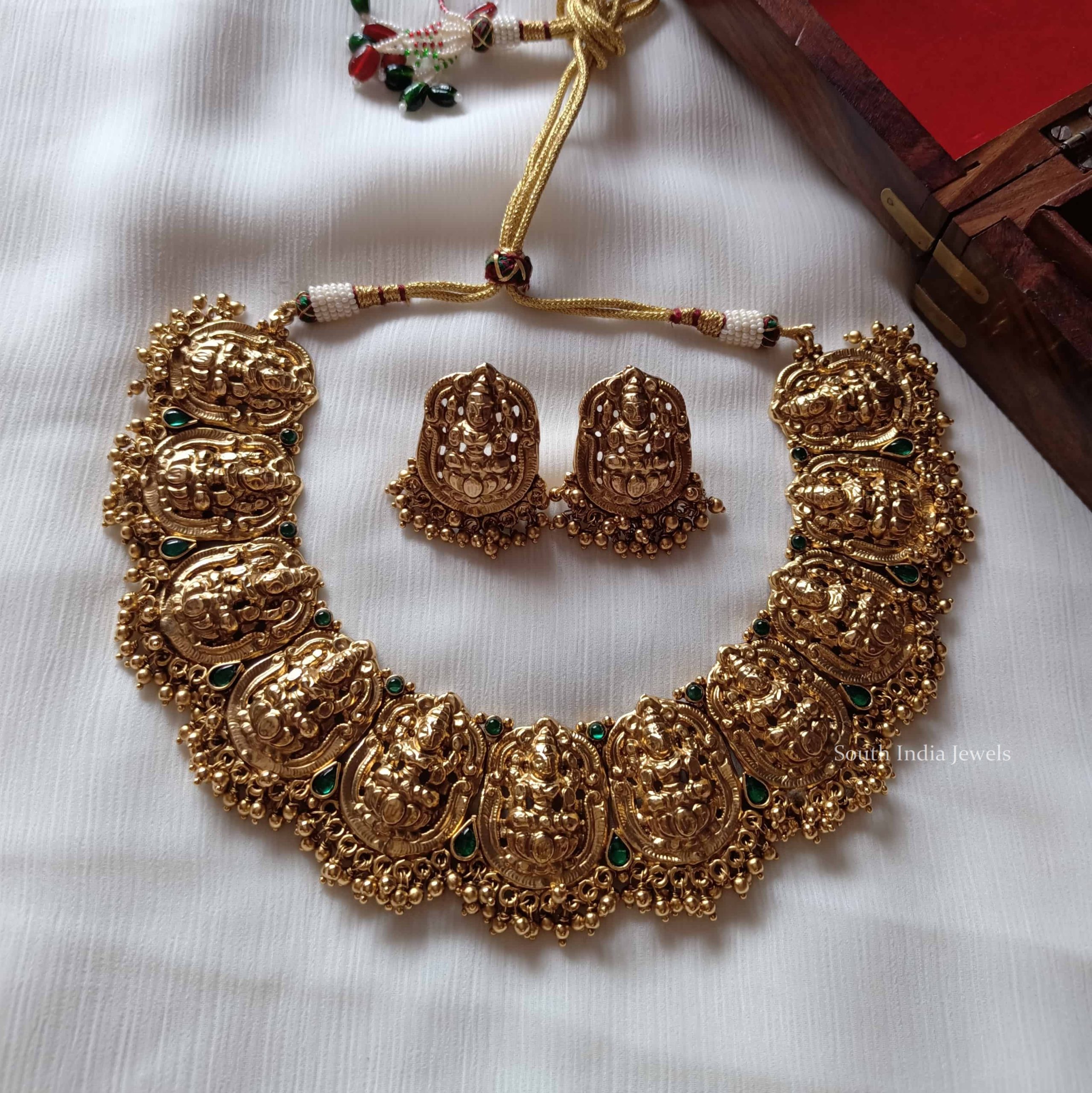 Fabulous Lakshmi Choker Set - South India Jewels