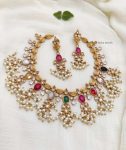 Gorgeous Navarathna Guttapusalu Necklace (2)