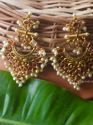 Guttapusalu Chandbali Earrings