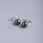 Hematite Cufflinks For Him (2)