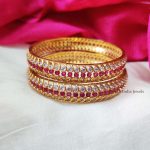 Party Wear Stone Bangle Set (2)