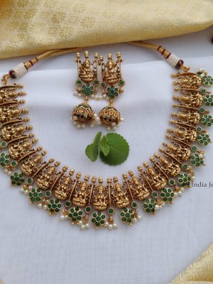 Stunning-Floral-Lakshmi-Deisgn-Necklace