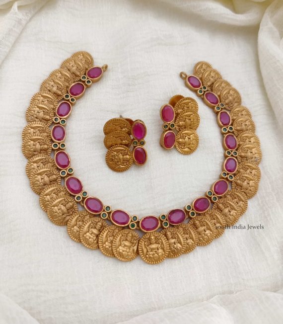Traditional Lakshmi Coin Necklace (2)