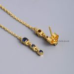 Trendy Lapis Drop Earrings (3)