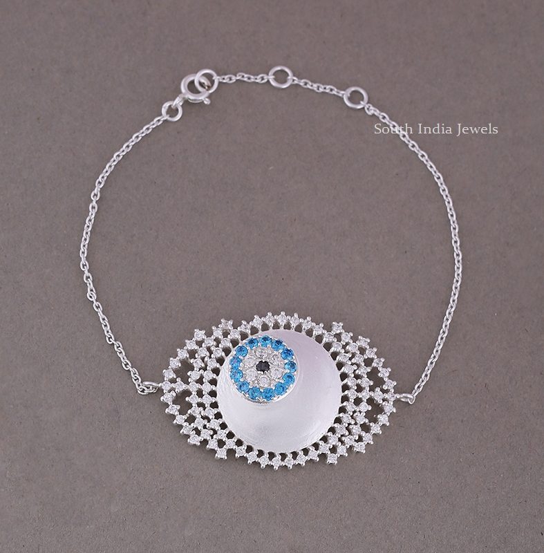 Unique Evil Eye White Bracelet