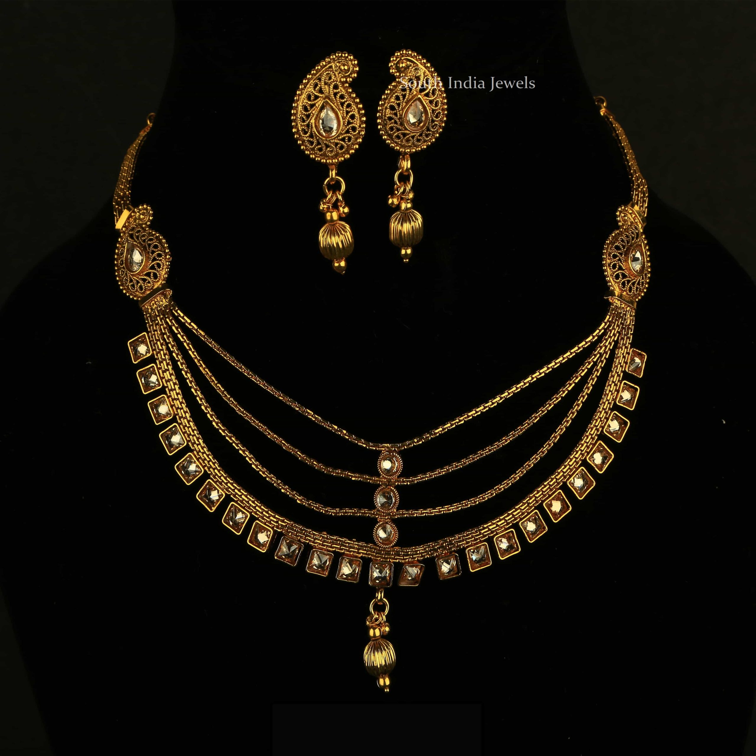 Beautiful Four Layer Necklace