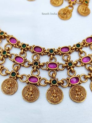 Beautiful Lakshmi Coin Necklace