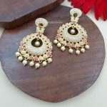 Classic CZ Stone Chandbali Earrings (2)