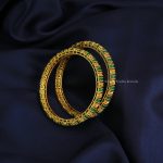 Elegant Emerald Bangles (2)