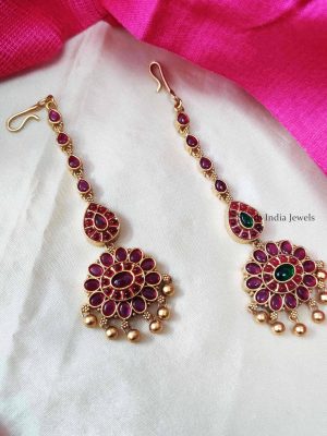 Floral Design Kemp Maang Tikka