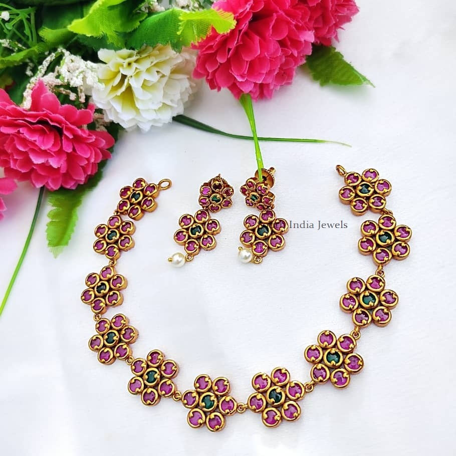 Floral Design Kemp Necklace