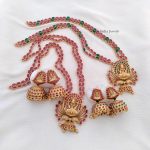 Glamorous Lakshmi Pendant Haaram Set