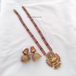 Glamorous Lakshmi Pendant Haaram Set