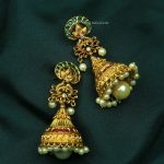 Gold-Toned Dome Shaped Jhumkas