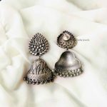 Gorgeous German Silver Jhumkas