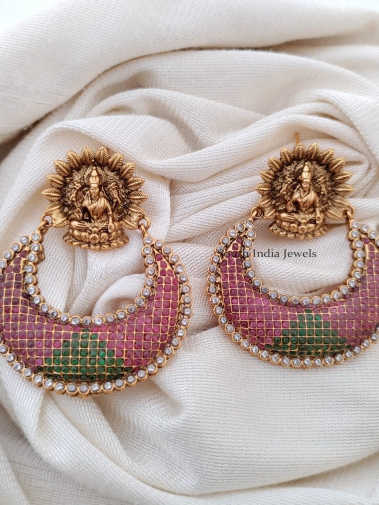 Gorgeous Ram Leela Ruby Emerald Earrings