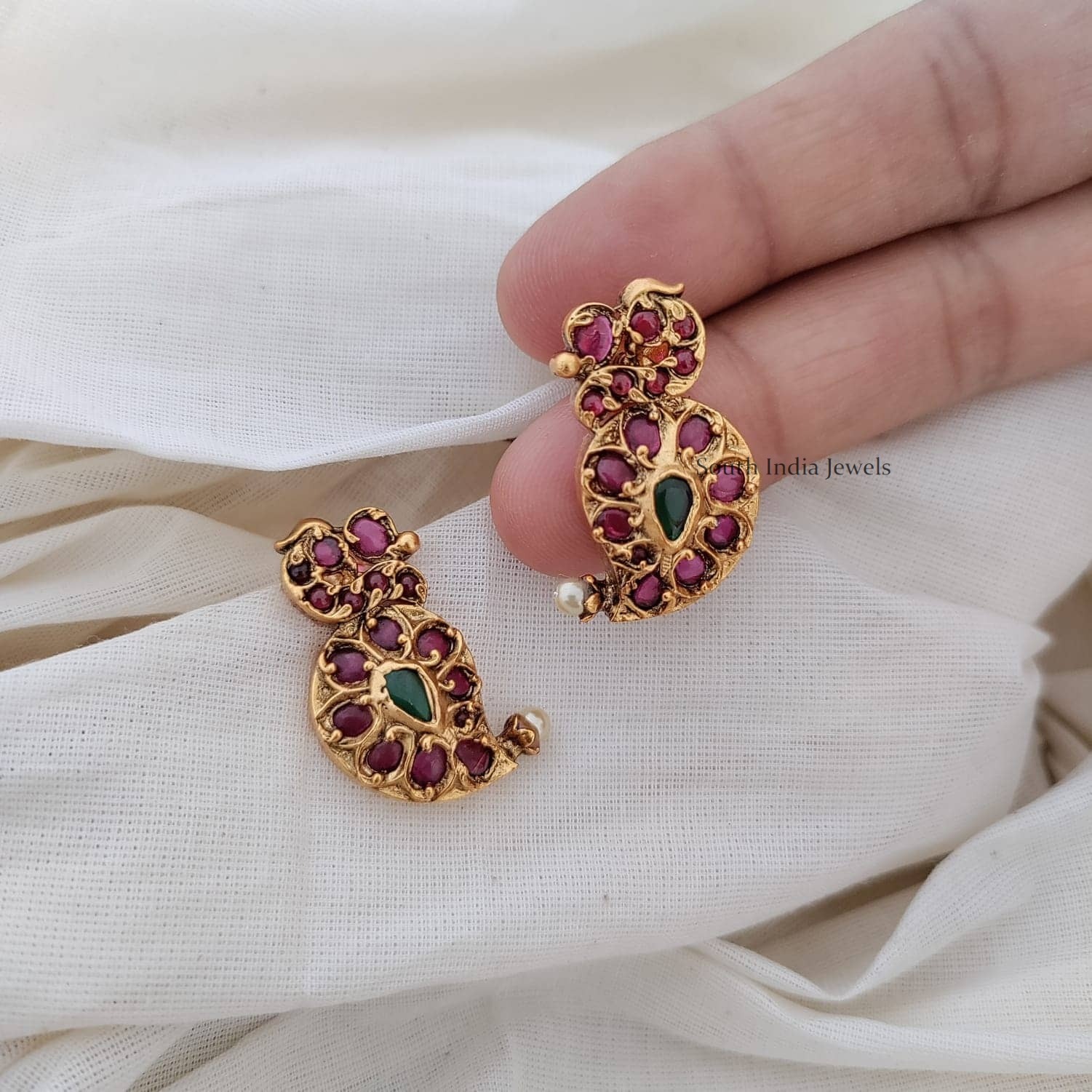 Mango Earrings  Amazonin Jewellery
