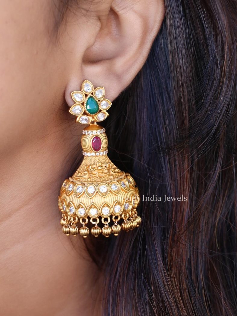 Matka Designed Jhumkas (2)