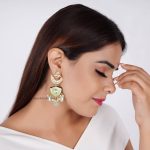 Pretty Kundan Drop Earrings