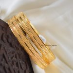 Simple Gold Finish Bangles