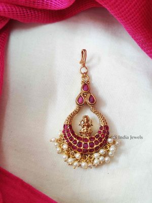 Simple Short Lakshmi Maang Tikka