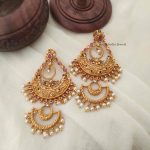 Stunning Chandbali Pearls Earrings