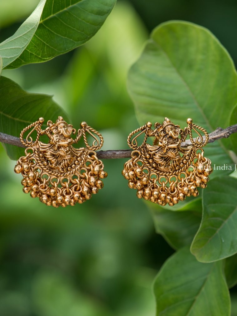 Stunning Dancing Vinayagar Earrings