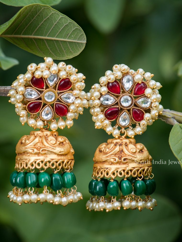 Stunning Pearls Jhumkas