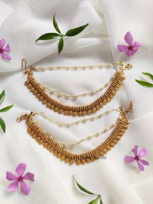 Antique Lakshmi Coin Ear Chain