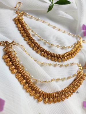Antique Lakshmi Coin Ear Chain