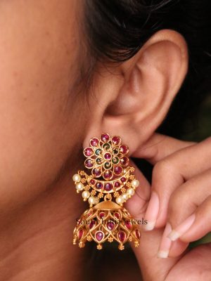 Attractive Boat Shaped Jhumkas (2)
