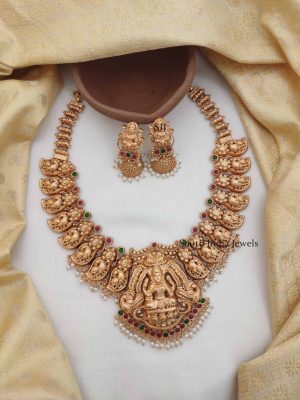 Attractive Lakshmi Mango Design Necklace