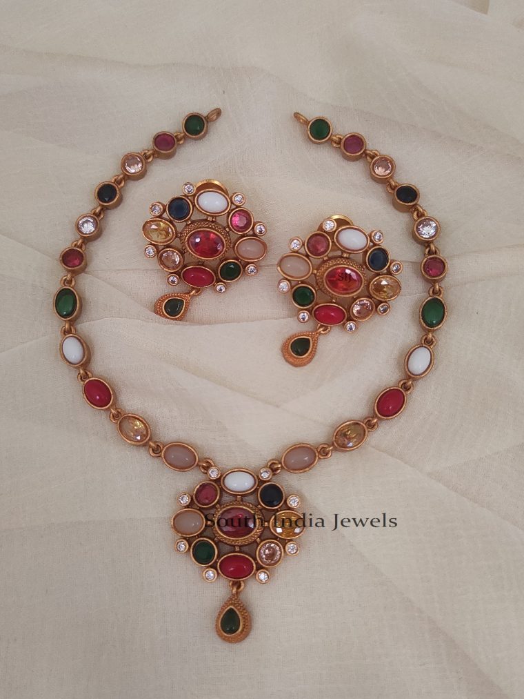 Beautiful Navaratna Elite Necklace