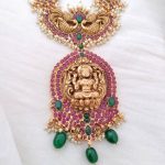 Beautiful Peacock haram With Lakshmi Pendent